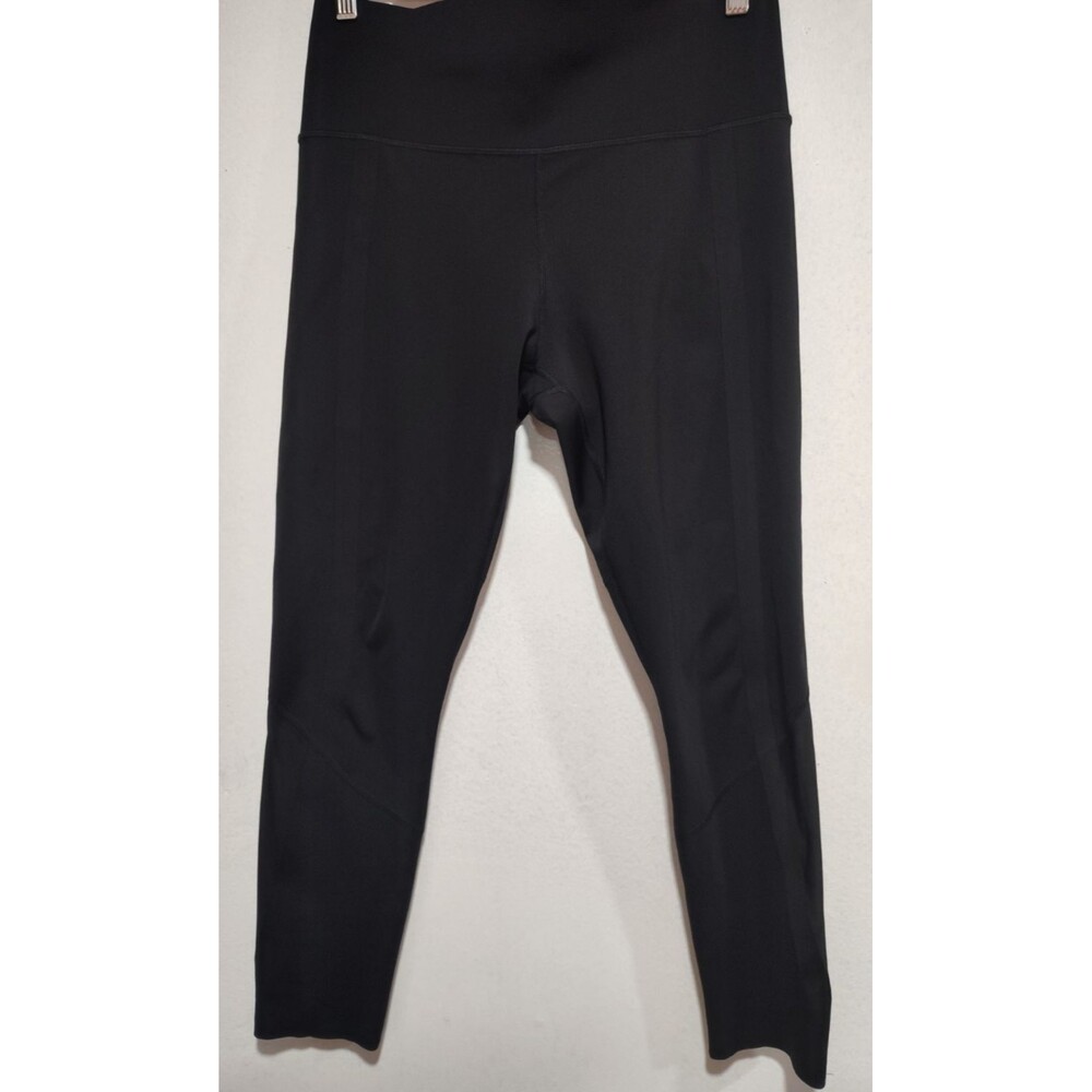 Athleta High Gear 7/8 Tight Women Black Athlectic Leggings Size L Polyeste/Nylon